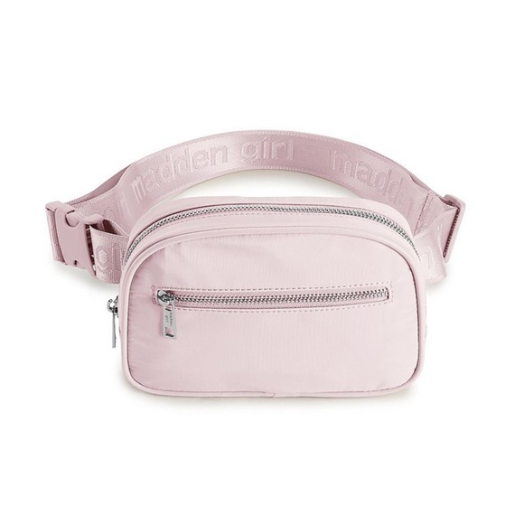 Madden Girl Handbags - NWT Madden Girl Solid Pale Pink Fanny Pack